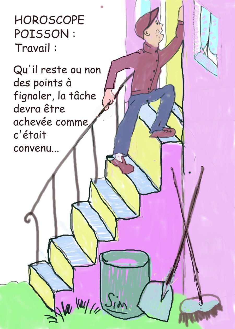 BD : Horoscope : Escalier