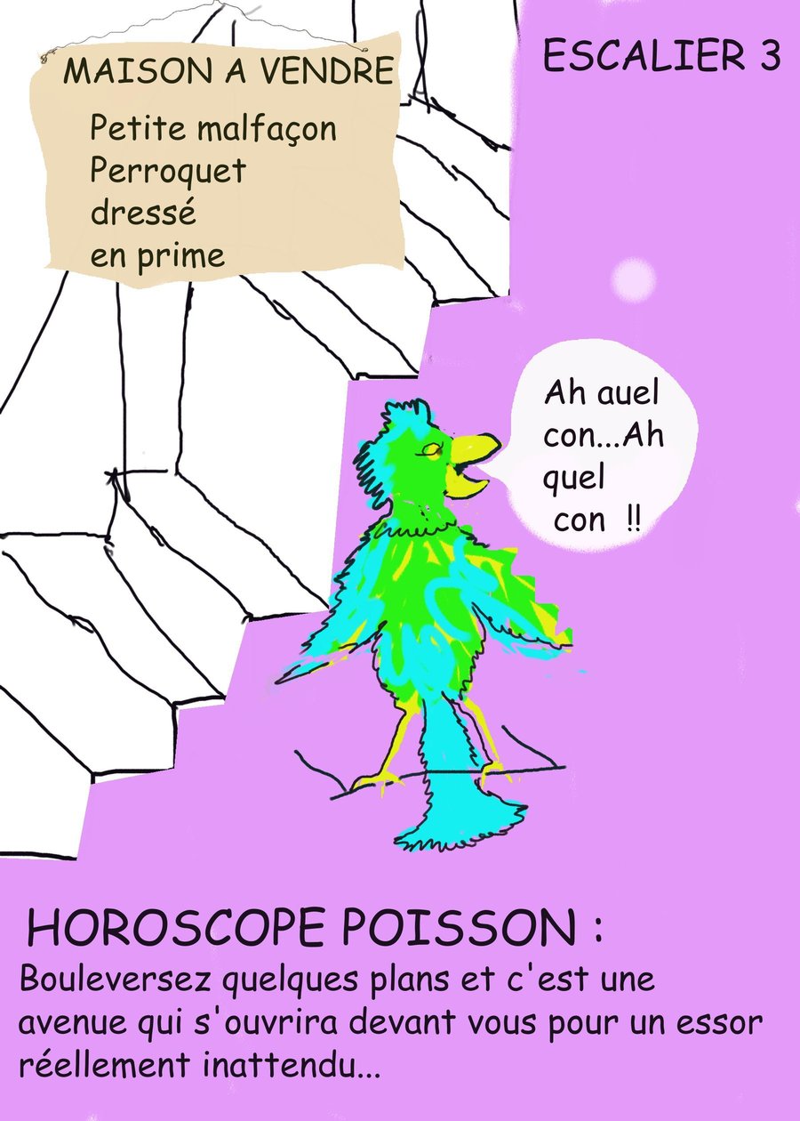 BD : Horoscope : Escalier