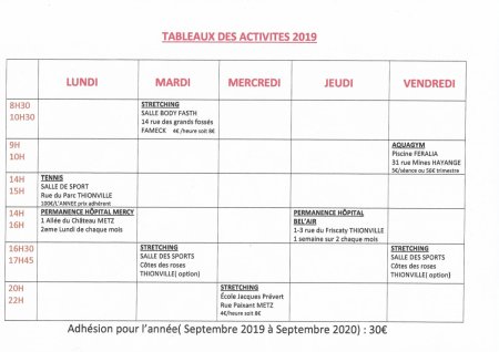 Agenda Bel'Form 2019