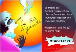 Affiche recherche d'acteur