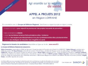 Appel  projet