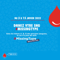 Don du sang - #Missingtype